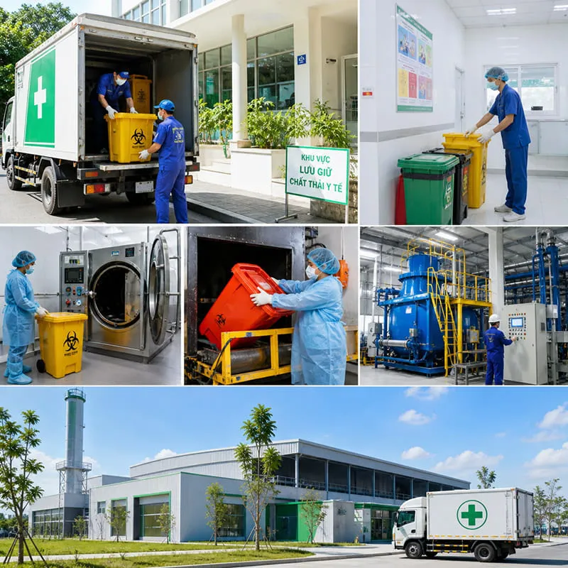 Dịch vụ thu gom và xử lý chất thải y tế